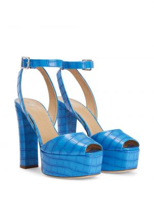 Sandale mit print Giuseppe Zanotti blau