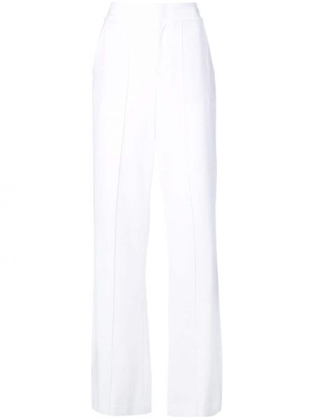 Pantalones de cintura alta slim fit Alice+olivia blanco