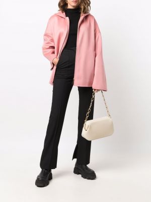 Abrigo con capucha Numerootto rosa
