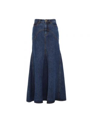 Spódnica jeansowa Zimmermann niebieska