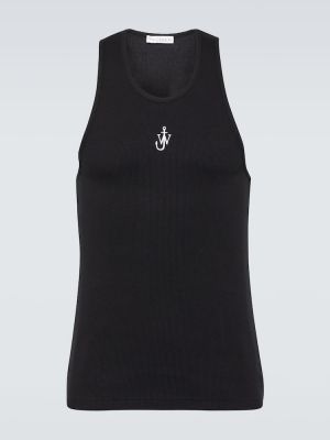 Jersey bombažna srajca Jw Anderson črna