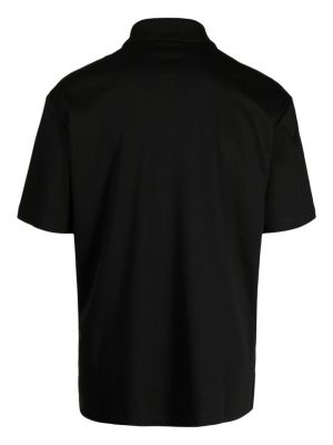 Kokvilnas polo krekls Hugo melns