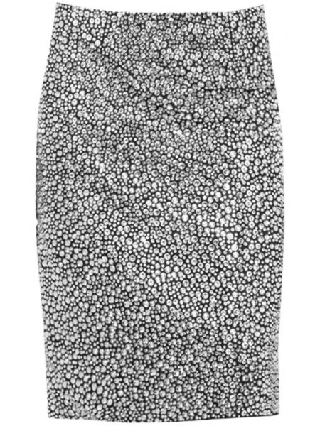 Zīmuļveida svārki ar fliteriem 16arlington melns