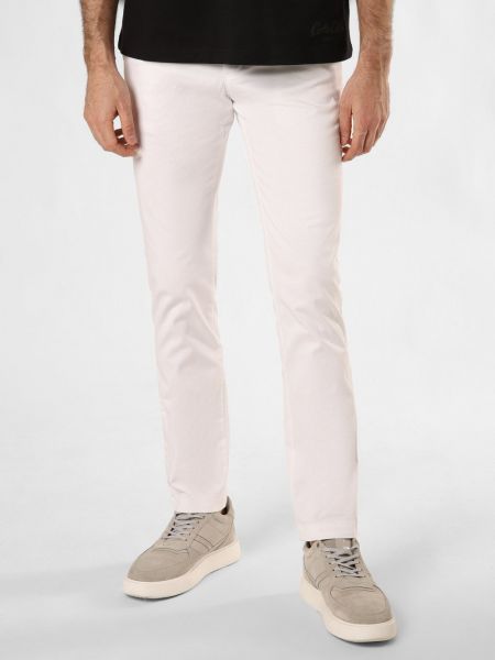 Spodnie bawełniane Tommy Hilfiger białe