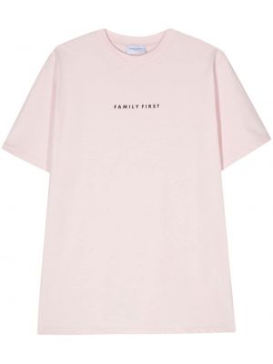 T-shirt Family First rosa