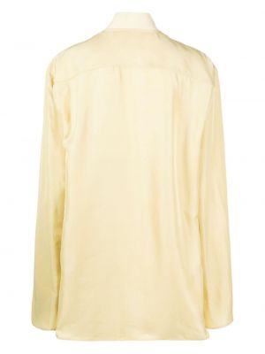 Hemd mit reißverschluss Jil Sander gelb
