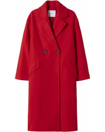 Kabát Bershka piros