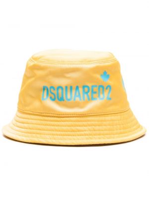 Kepurė Dsquared2 geltona