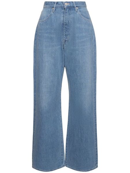 Pantalones de algodón Auralee azul