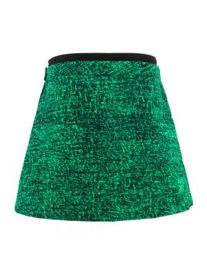 Mini falda acolchada Moncler verde