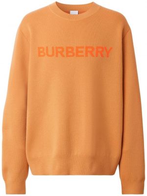Пуловер Burberry оранжево