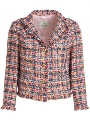 Giacca in tweed Etro rosa