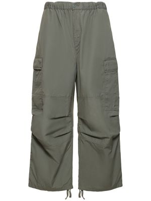 Bavlněné cargo kalhoty Carhartt Wip zelené