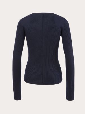 Jersey de lana de tela jersey Rag & Bone azul
