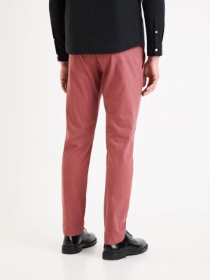 Pantaloni chino Celio roșu