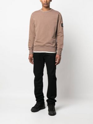 Sweatshirt aus baumwoll Calvin Klein Jeans braun