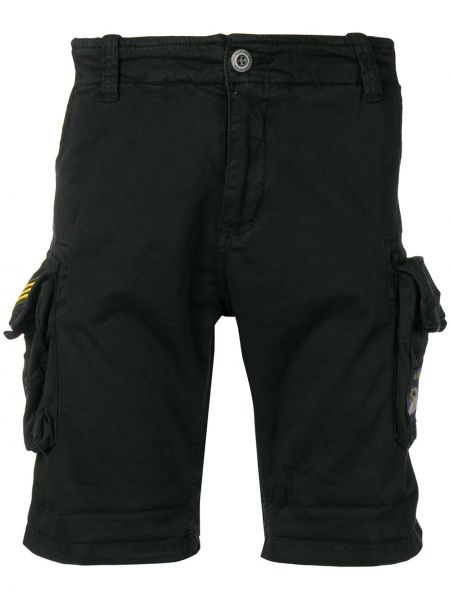 Kratke hlače kargo Alpha Industries crna