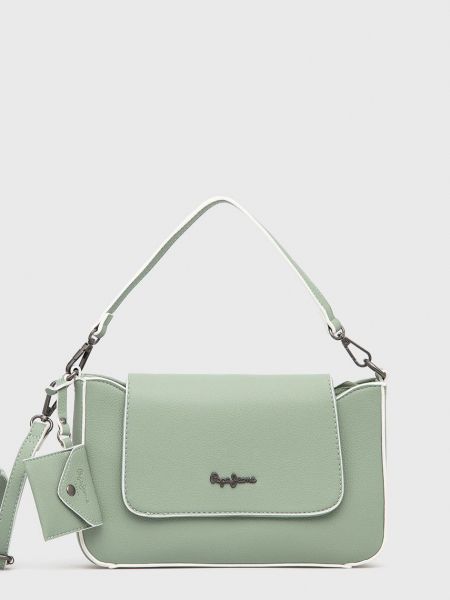 Чанта за ръка Pepe Jeans зелено