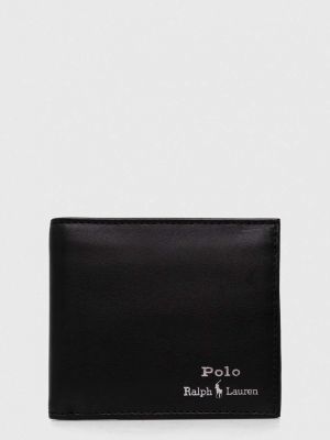 Bőr pénztárca Polo Ralph Lauren fekete