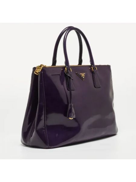 Bolsas grandes de cuero retro Prada Vintage violeta