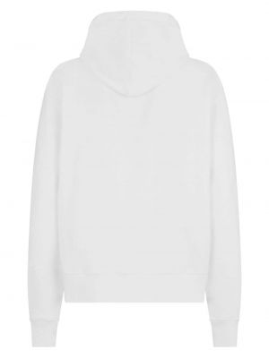 Jersey hoodie mit print Dsquared2 weiß