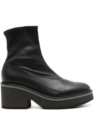 Ankle boots skórzane Clergerie czarne