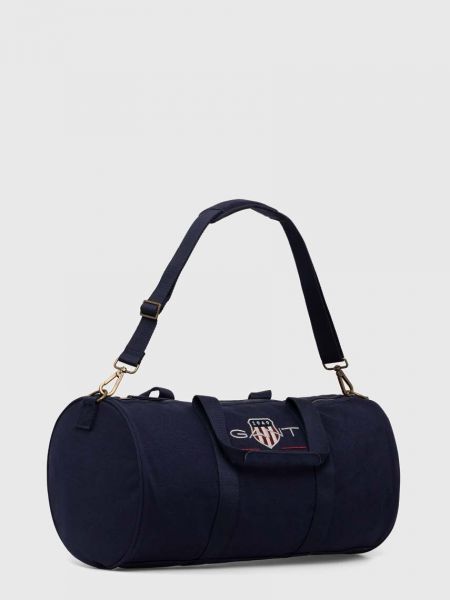 Pamučna torbica Gant plava