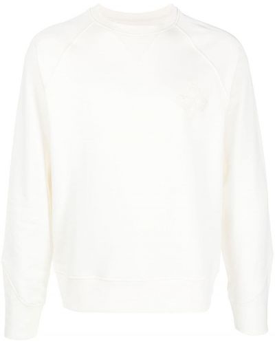 Bomull brodert sweatshirt Tagliatore hvit