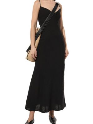 Льняное платье 120% Lino черное