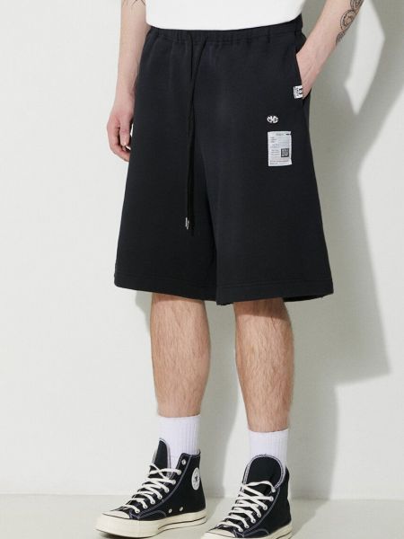 Pamučne kratke hlače s izlizanim efektom Maison Mihara Yasuhiro crna