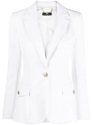 Lang blazer Elisabetta Franchi hvit