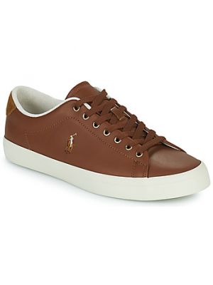 Sneakers di pizzo Polo Ralph Lauren marrone