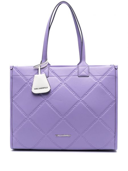 Ostoskassi Karl Lagerfeld violetti