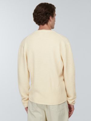Vlnený sveter Lemaire béžová