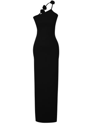 Βραδινό φόρεμα με στενή εφαρμογή Trendyol μαύρο