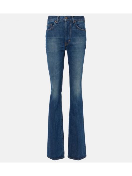Jeans a zampa Tom Ford blu