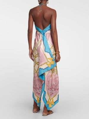 Rochie midi de mătase cu model paisley Etro
