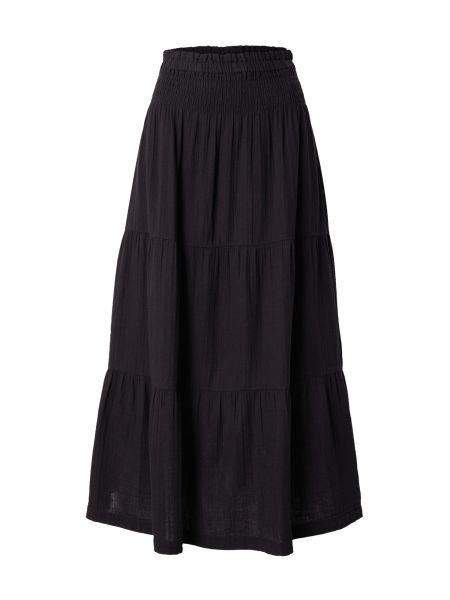 Maxi φούστα από μουσελίνα Gap μαύρο