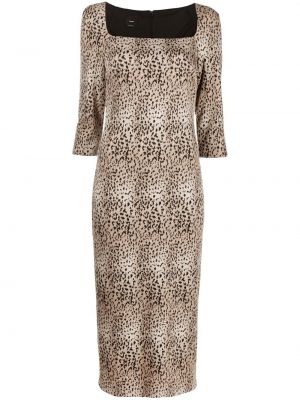 Leopard trykt dress Pinko