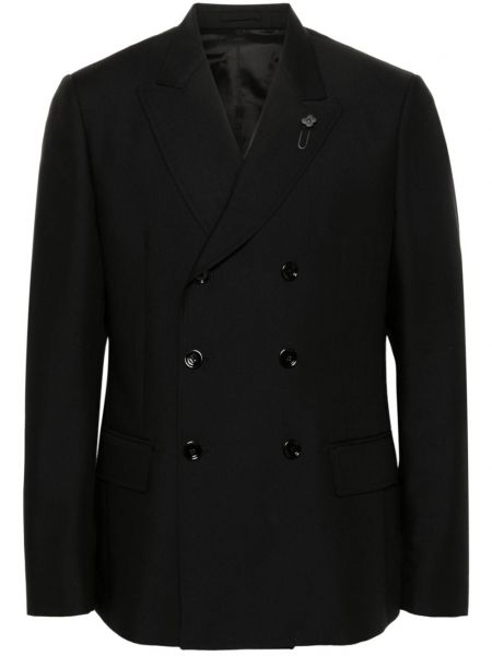 Dobbeltradet blazer Lardini sort