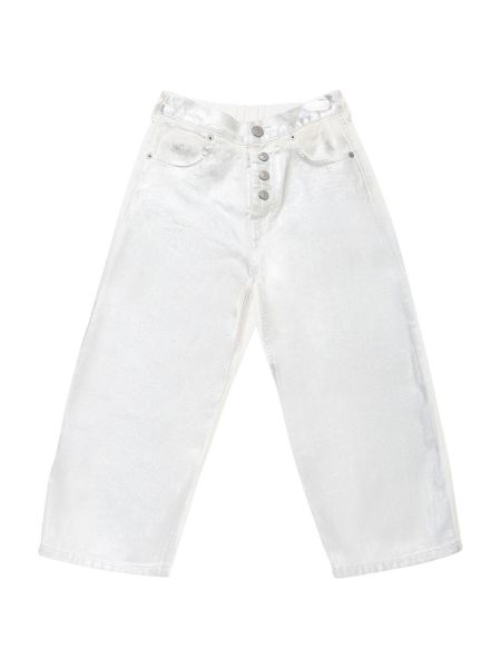 Bomuld jeans for piger Mm6 Maison Margiela hvid