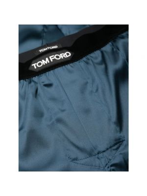 Proste spodnie Tom Ford niebieskie