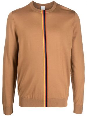 Stripete lang genser Paul Smith brun