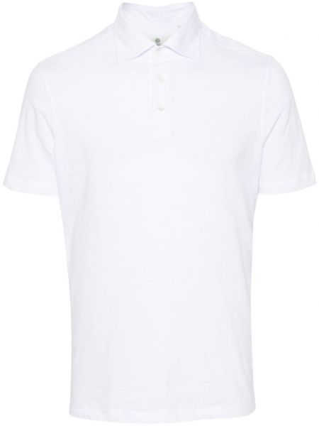 Džersis medvilninis polo marškinėliai Borrelli balta