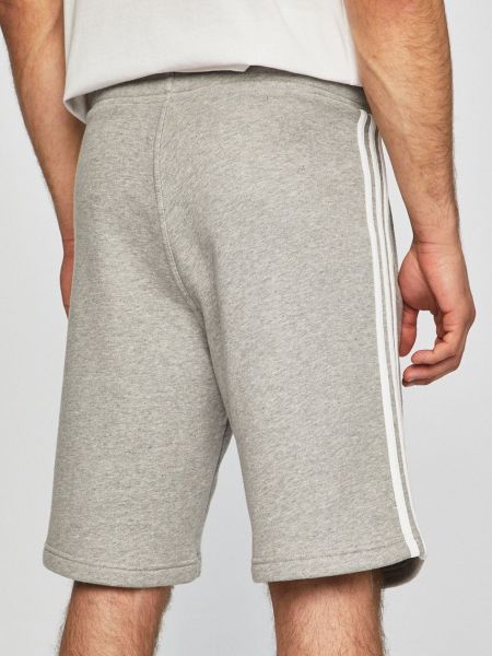 Pantaloni cu dungi Adidas Originals gri