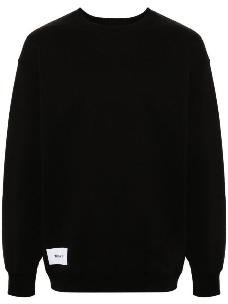 Sweat-shirt long en coton Wtaps noir