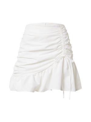 Φούστα mini Missguided λευκό
