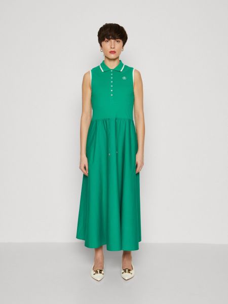 Платье миди Tommy Hilfiger зеленое