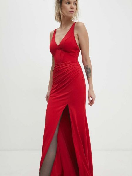 Макси рокля Answear Lab червено