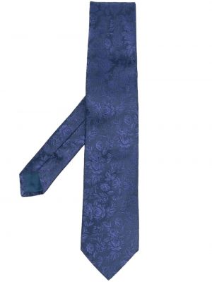 Cravată de mătase cu imagine cu imprimeu abstract Paul Smith albastru